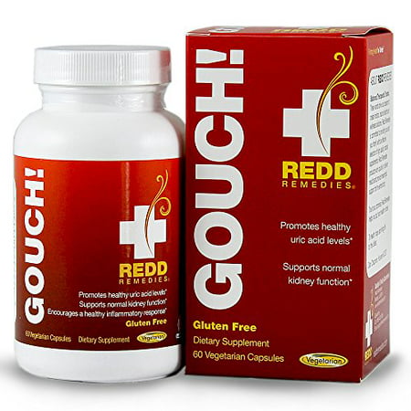 Redd Remedies Gouch - Supports Healthy Kidney Function - Promotes Healthy Uric Acid Levels - Contains Antioxidants - 60 Vegetarian