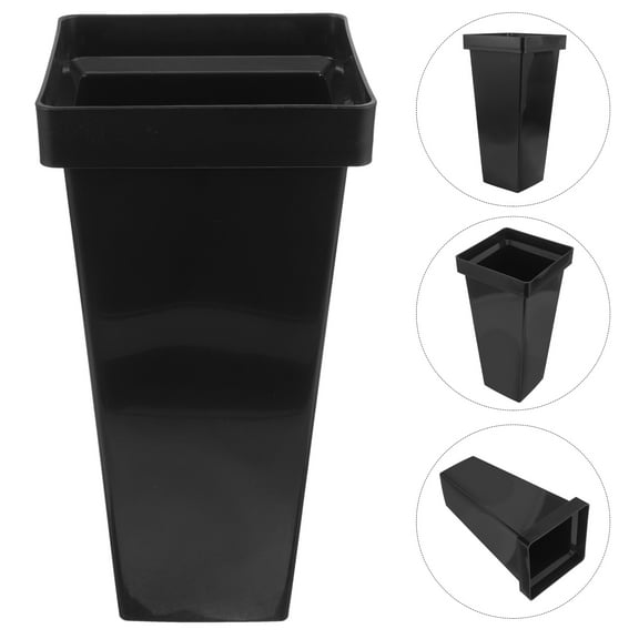 IBASETOY Outdoor Indoor Umbrella Holder Umbrella Basket Holder Plastic Black Simple Design for Entryway 1Set