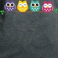 thumbnail image 3 of CafePress - 4 Colorful Owls T Shirt - Women's Traditional Fit Dark T-Shirt, 3 of 4