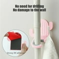 thumbnail image 5 of WEGFTDUOP Home Decoration Mop Hook Multifunctional Bathroom Wall Hanging Adhesive Hook Strong Traceless Mop Storage Storage & Organization, 5 of 6