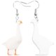 thumbnail image 1 of 1 Pair Women Earrings Goose Earrings Drop Earrings Animals Charm Jewelry Teen Girls Earrings, 1 of 3