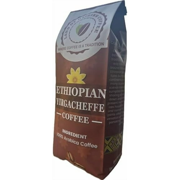 Ethiopian Yirgacheffe roasted whole coffee beans