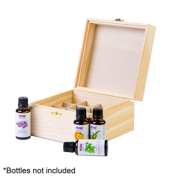Wooden Essential Oil Box Holds 16 30ml Essential Oil Bottles Great For Storing Now & Other 1
