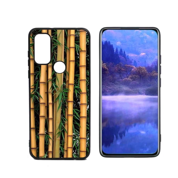 Bamboo-Tree-44 Phone Case, Degined for Motorola Moto G Pure Case Men Women, Flexible Silicone Shockproof Case for Motorola Moto G Pure