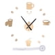 thumbnail image 1 of Reloj de pared a la moda, Simple, silencioso, sin marco, taza de café, bricolaje, reloj de pared de salón, decoración para el hogar y la Oficina, 1 of 5