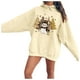 thumbnail image 1 of WILLBEST Sudaderas para Mujer, Estilo Otoño/Invierno, con Estampado de Muñeco de Nieve y Árbol de Navidad XX-Grande, 1 of 4