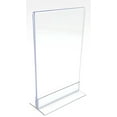 thumbnail image 2 of T'z Tagz New Clear 4x6 Double Sided Sign Holder Picture Frame Display Stand 3Pk, 2 of 5