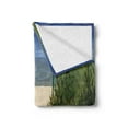thumbnail image 2 of Beach Pathway Soft Flannel Fleece Blanket, Sandy Path Going to a Peaceful and Empty Beach Summer Season Vacation Theme, Cozy Plush for Indoor and Outdoor Use, 60" x 80", Multicolor, by Ambesonne, 2 of 5