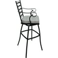 thumbnail image 3 of Outdoor or Indoor Extra Tall Bar Stool 34" Jordan Arms - NF Cream Fabric - Black, 3 of 3