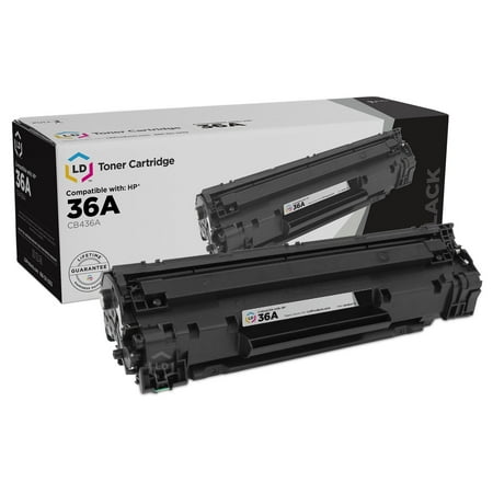 Compatible Toner Cartridge for 36A Black CB436A Printer LaserJet M1522n MFP M1522nf P1505 P1505n, 2000* Page Yield