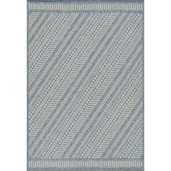 Momeni Transitional Rectangle Area Rug, Blue, 2' X 3'