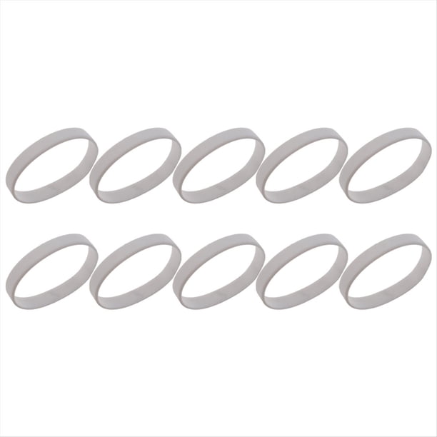 10X Brazalete de Puno Munequera Pulsera de Elasticidad de Moda de Goma de Silicona
