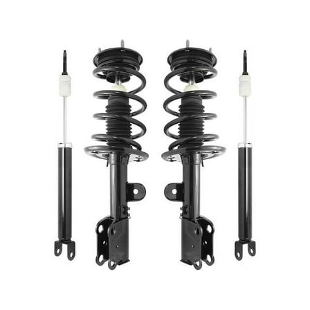 Front and Rear Suspension Strut and Shock Absorber Assembly Kit - Compatible with 2013 - 2017 Ford Flex 2014 2015 2016
