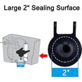 thumbnail image 2 of 2 Inch Toilet Flapper Replacement Compatible With Chain And Float Rubber Flapper For 2-inch F Valves, 2 of 2
