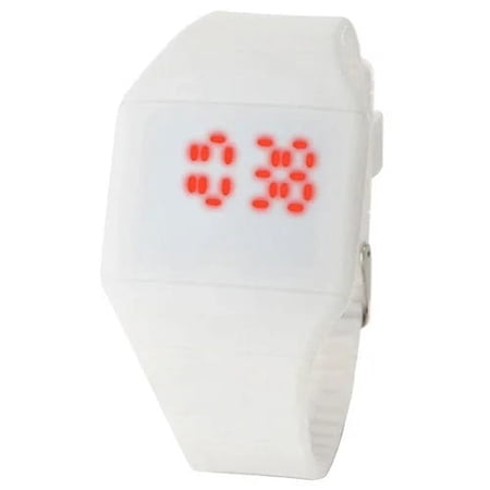 Fashion Touch Screen Watches Men Led Digital Watches Ultra Thin Fashion Sports Watches Men Digital Wristwatches Plastic 14888white