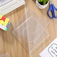 thumbnail image 4 of Shisuyan Square Fuse Beads Pegboards Transparent 6Pcs 5.31X5.31X0.20in, 4 of 9