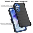 thumbnail image 3 of Galaxy A55 5G Case,Takfox Samsung Galaxy A55 5G Holster Phone Case with Built-in Screen Protector Swivel Belt Clip [3 Layers] Heavy Duty Full Body Protection Shockproof Kickstand Cover - Black, 3 of 8