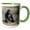 Green/White, variant on 3drose, Gorilla Sticking His Tongue Out, 15oz Mug