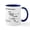 White/Navy Inside, variant on CafePress - Enjoyment Of Reading Mug - 11 oz Ceramic Mug - Novelty Coffee Tea Cup