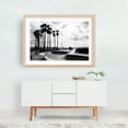 thumbnail image 6 of Skate Park at Venice Beach - California Photography Black and White Palm Tree Beach Coast Silhouette Seaside Unframed Wall Art Print 12 x 18 inches, 6 of 7