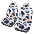thumbnail image 1 of Easy to Install Car Universal Seat Cover, Watercolor Abstract Pattern Four Seasons Universal Front Seat Cover, 2-Piece, 1 of 8
