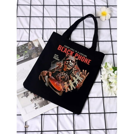 The Black Phone Never Talk To Strangers Horror Movie T-Bag Black S--TH29919