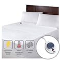 thumbnail image 3 of Safe & Warm 100% Cotton Top Electric Warming Mattress Pad, Safe and Warm Low Voltage and Invisiwire Technology, 11 Heat Settings, 10 Hour Auto Shut-Off and Overheat Protection, Fits 18" Mattress, 3 of 6