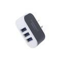 thumbnail image 4 of Seitruly 2019 nuevo 1PC Universal 3 puertos USB teléfono móvil UE/EE. UU. de enchufe adaptador de de pared de viaje Type2 NO2, 4 of 6