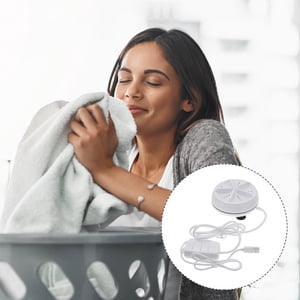 KONTONTY 1Set Portable Washer Clothes Washer with USB Power Supply for Business Trip and Dormitory