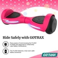 GOTRAX Flash Hoverboard for Kids Ages 512 with Light 150W Motor, 6.5