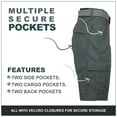 thumbnail image 3 of 5-Pack Men's Cotton Flex Stretch Cargo Shorts With Belt (Sizes, 30-42), 3 of 6