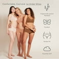 thumbnail image 5 of Boody Body EcoWear Women's Padded Shaper Bra - Bamboo Viscose - Seamless, Removable Padding - Nude 6 - Medium, 5 of 5