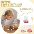 thumbnail image 3 of Bear Shaped Candy Box, Transparent Acrylic Baby Full Month Celebration Gift Container, Wedding Party Decorative Snack Packaging Box, 3 of 8