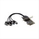 thumbnail image 4 of Tarjeta de Control ST331 PCIe X1 AX99100 4S Tarjeta de Control de Puerto COM Industrial RS232 Tarjeta de ExpansióN Conveniente MultifuncióN, 4 of 5