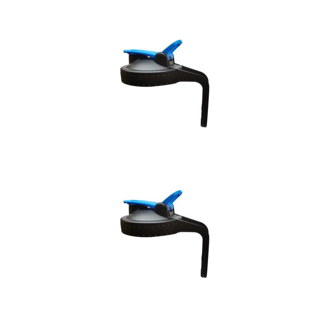Naiovety Tapa de tarro Mason, tapas a prueba de fugas, herramienta de cobertura de sellado, accesorios de enlatado, tarros de plástico, tapas Azul negro 2Conjunto