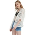thumbnail image 2 of Kimono Cardigan Ample en Dentelle Florale pour Femmes, 2 of 5