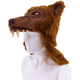 thumbnail image 4 of Máscara de Lobo Brown Wolf Helmet Ghoulish Productions. Casco de látex realista para disfraz de Halloween., 4 of 7