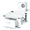 White, variant on 28.4" Washing Machine Pedestal with Drawer and Upper Panel Matalde Laundry Pedestal Upgraded Design, Washer and Dryer Stand, Black