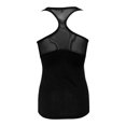 thumbnail image 3 of Lucakuins Camiseta sin mangas de ajuste de color sólido seco de capa base de compresión para mujer, blanco / negro / azul real Lucakuins  moda, 3 of 9
