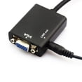 thumbnail image 2 of HDMI to VGA Adapter with 3.5mm Audio Output Video Converter for PC DVD TV and Projector, 2 of 4