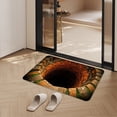 thumbnail image 6 of 3D Optical Illusion Doormat With High-Absorbency Polyester Material For Entrance Way And Bathroom Non-Slip Surface And Quick-Drying Foot Rug For Home Use, 6 of 6