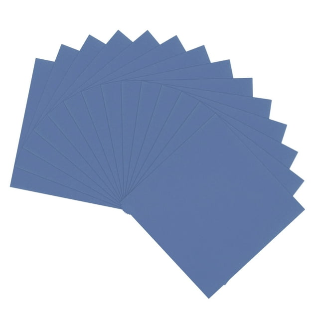 Unique Bargains 150 Sheets Origami Paper Double Sided Color 4x4Inch Scrapbook, Sapphire Blue