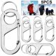 thumbnail image 1 of Gancho para Mochila Con Forma 8 Hebilla Ligera Mini Al Aire Libre (plateado) 5 Uds., 1 of 9