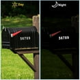 thumbnail image 3 of Números de buzón reflectantes Uxcell, 3 juegos de números de buzón negros impermeables de 3 pulgadas para pegatinas de números exteriores para buzón, 3 of 6