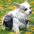 thumbnail image 5 of Dog Poop Bag Holder for Leash Doggie Waste Bag Dispenser Soft Fabric Puppy Potty Carrier Small Doggy Zipper Pouch with Carabiner Clip, 5 of 7