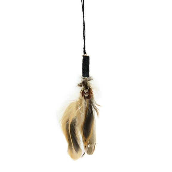 Melrose 13.5" Pheasant Feather Christmas Ornament - Brown/Black
