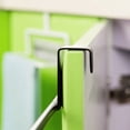 thumbnail image 2 of WHAMVOX 2Pcs Face Towel Holder Modern Iron Towel Racks for Bathroom No Perforating Design .6X2.5in, 2 of 8