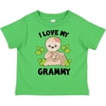 thumbnail image 3 of Inktastic Cute Sloth I Love My Grammy with Green Leaves Boys or Girls Toddler T-Shirt, 3 of 5