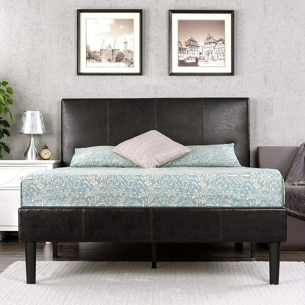 Zinus Gerard Faux Leather Upholstered, California King Bed Frame Ideas