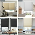 thumbnail image 4 of Keego Cordless Cellular Honeycomb Shades Window Shade for Home Office Decor Size and Color Customizable Grey Semi-Blackout Fabric White Case 45"w x 64"h, 4 of 10